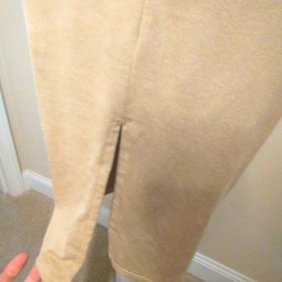 NWOT Derek Heart Brushed Suede Golden Caramel Colored Pencil Skirt - Picture 6 of 8